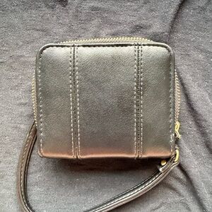 Black Leather Women's Wallet
